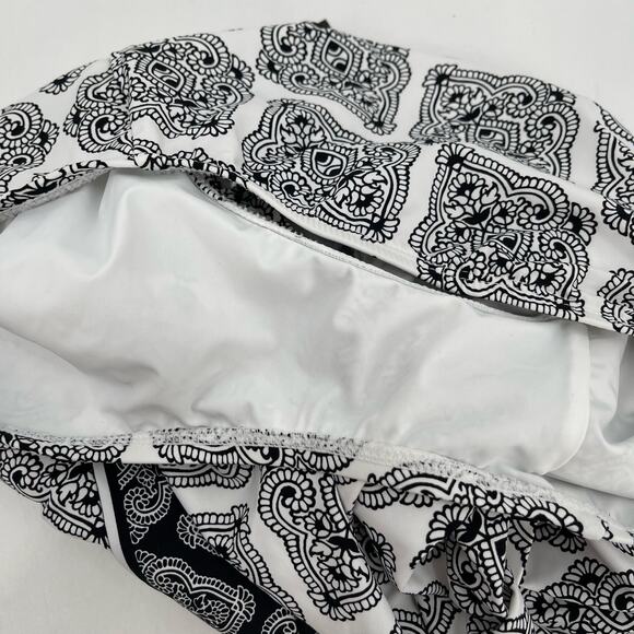 La Blanca Swimsuit Size 18W Oasis Strappy One Piece Mio NWT Paisley B&W Plus - Picture 16 of 16